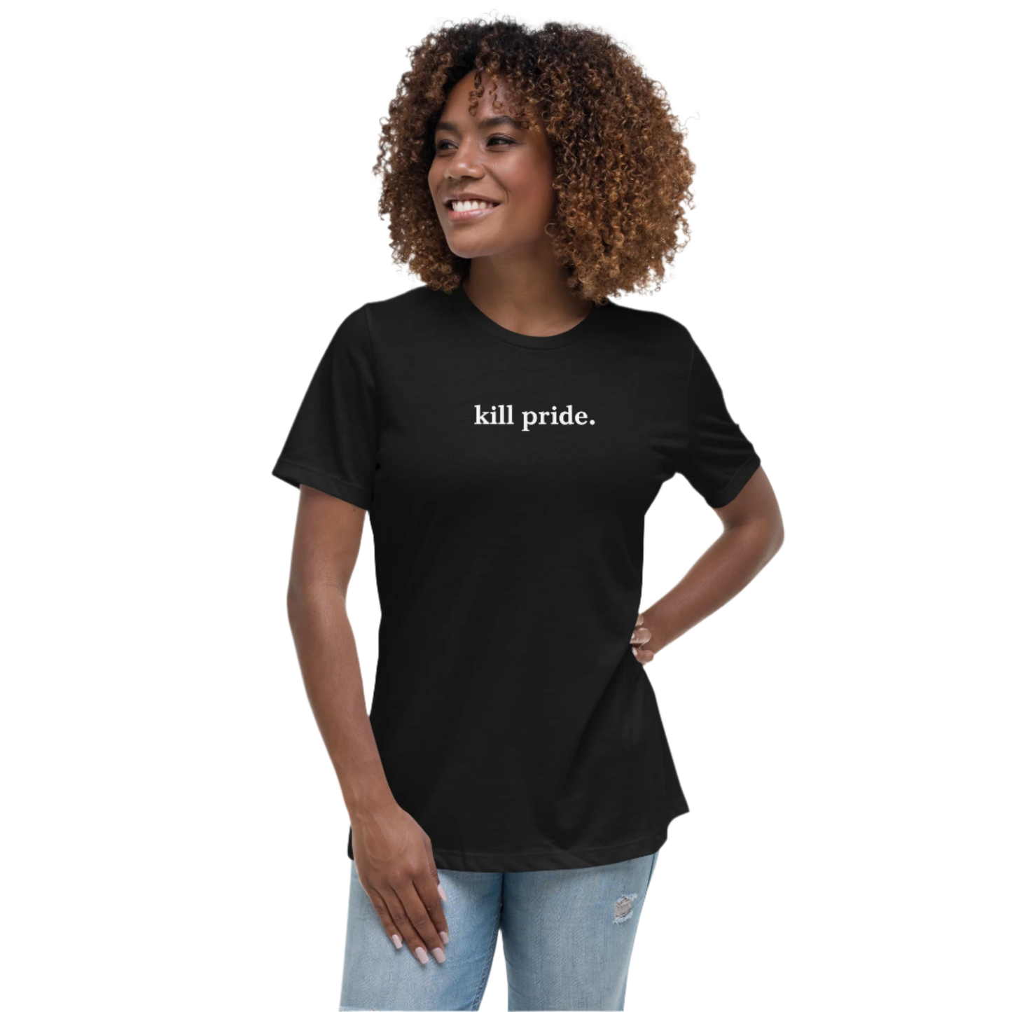 women's relaxed statement tee