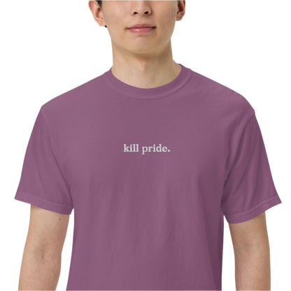 men’s garment-dyed statement heavyweight tee