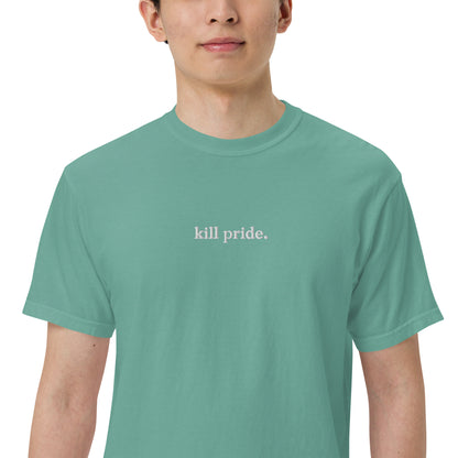 men’s garment-dyed statement heavyweight tee