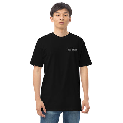 embroidered statement heavyweight tee