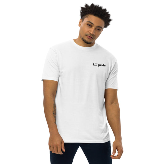 embroidered statement heavyweight tee