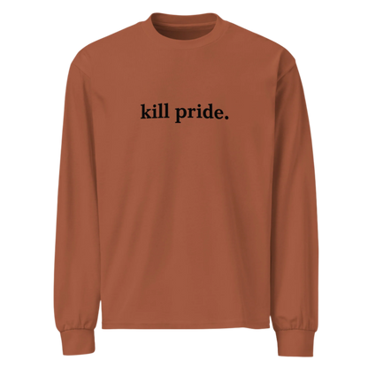 statement heavyweight long sleeve shirt