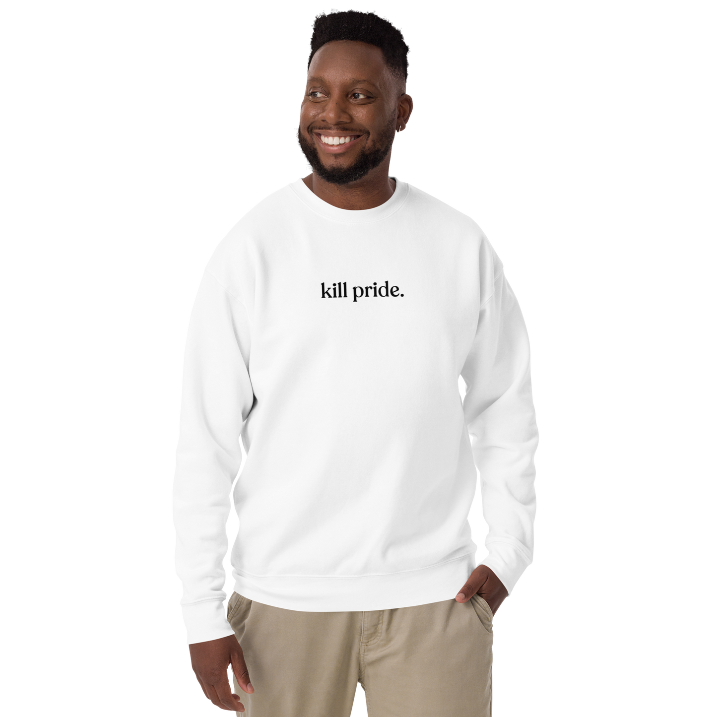 kill pride center statement sweatshirt