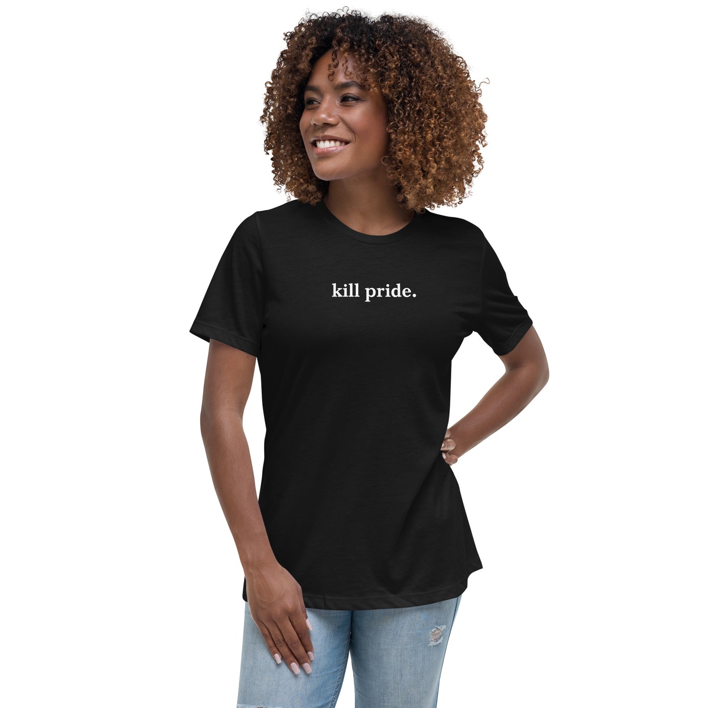 women's relaxed statement tee